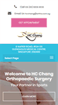 Mobile Screenshot of ortho.com.sg