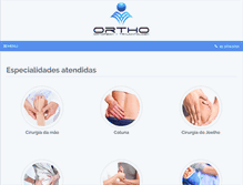 Tablet Screenshot of ortho.med.br